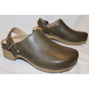 Dansko Baylor Casual Slip-On Clogs Nurse Comfort Ivy Green EU 40 US 9.5-10 NEW